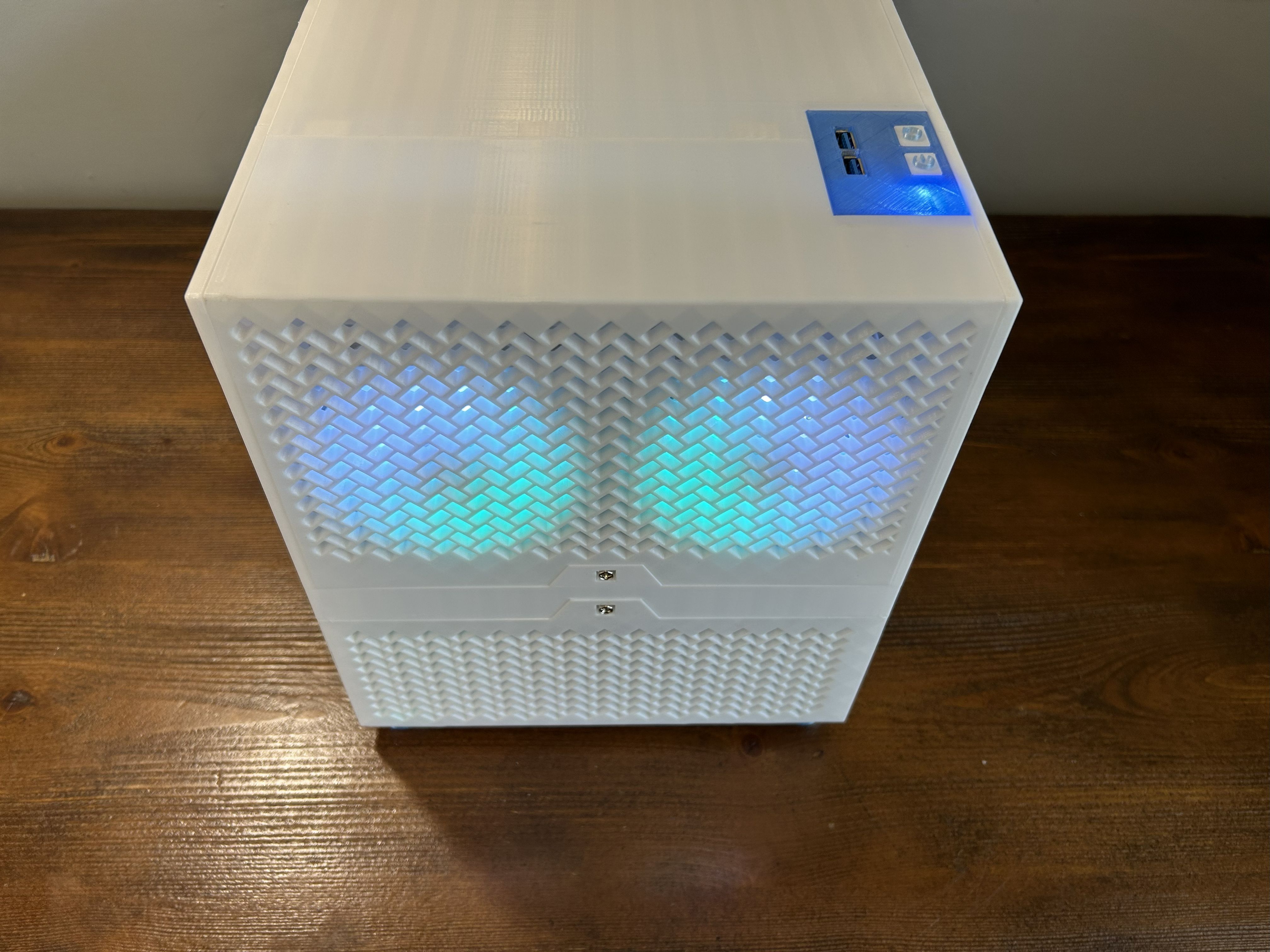 Herringbone front-top angle view