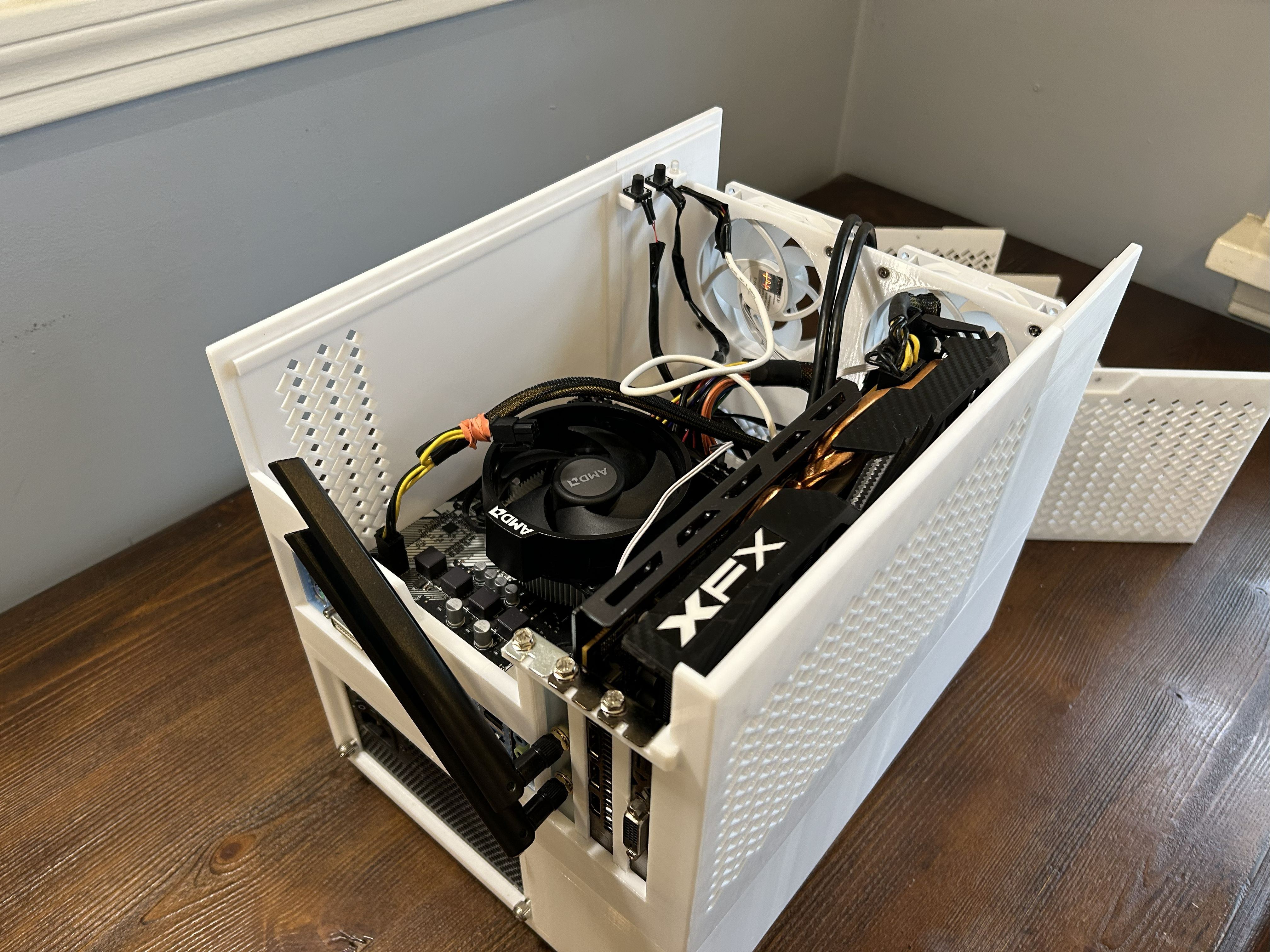 View of Herringbone upper internals