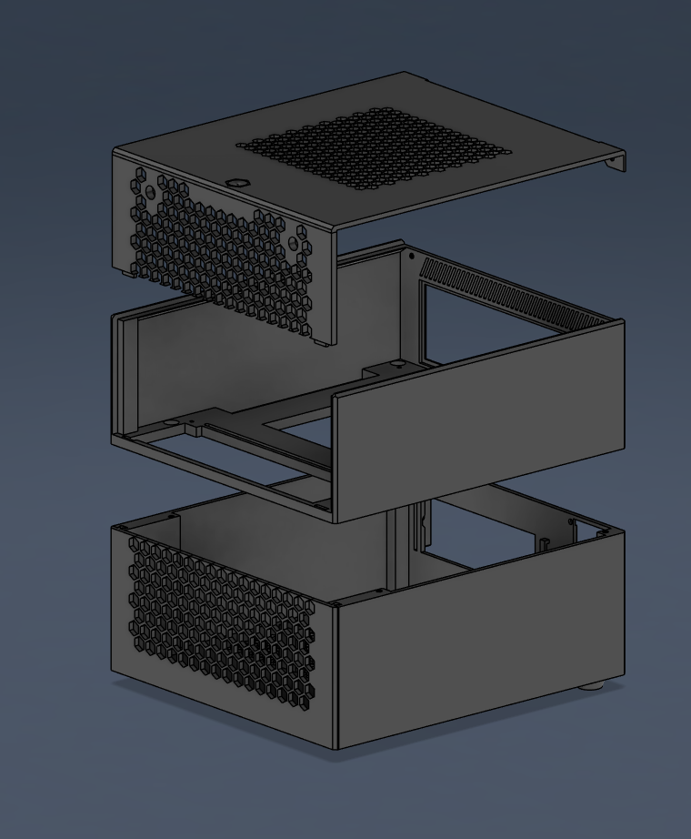 Hive Assembly in CAD (Fusion)