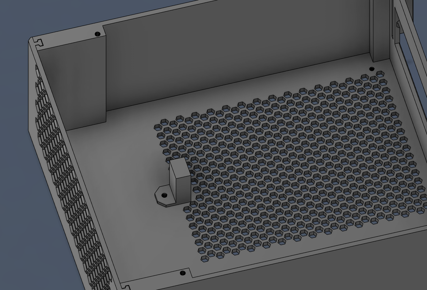 Hive Lower Assembly in CAD (Fusion)