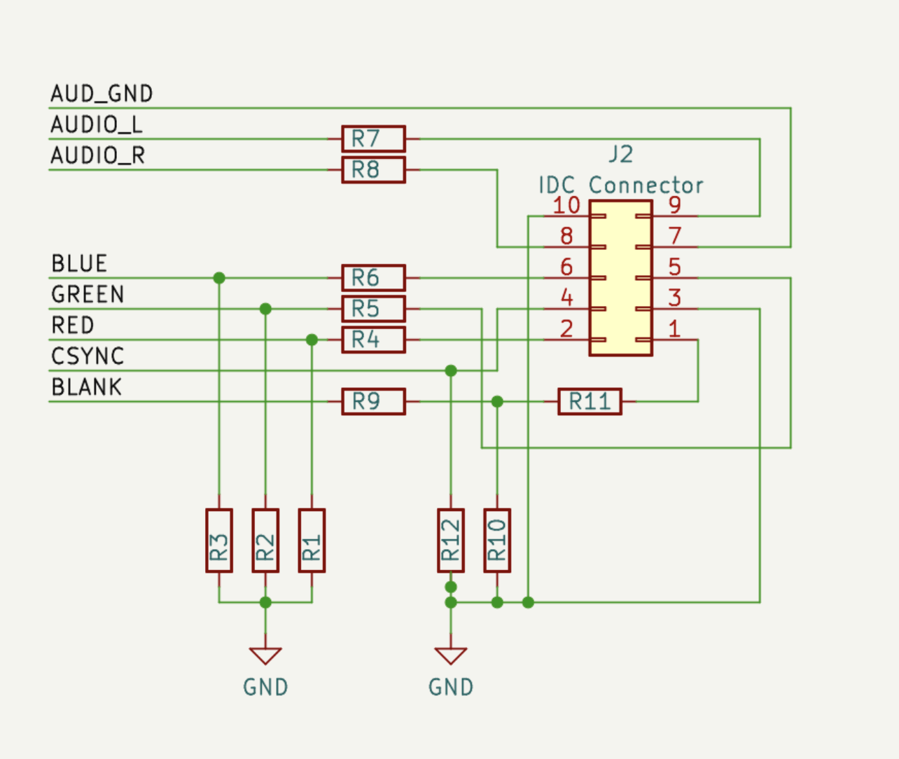 Schematic of MUX Board