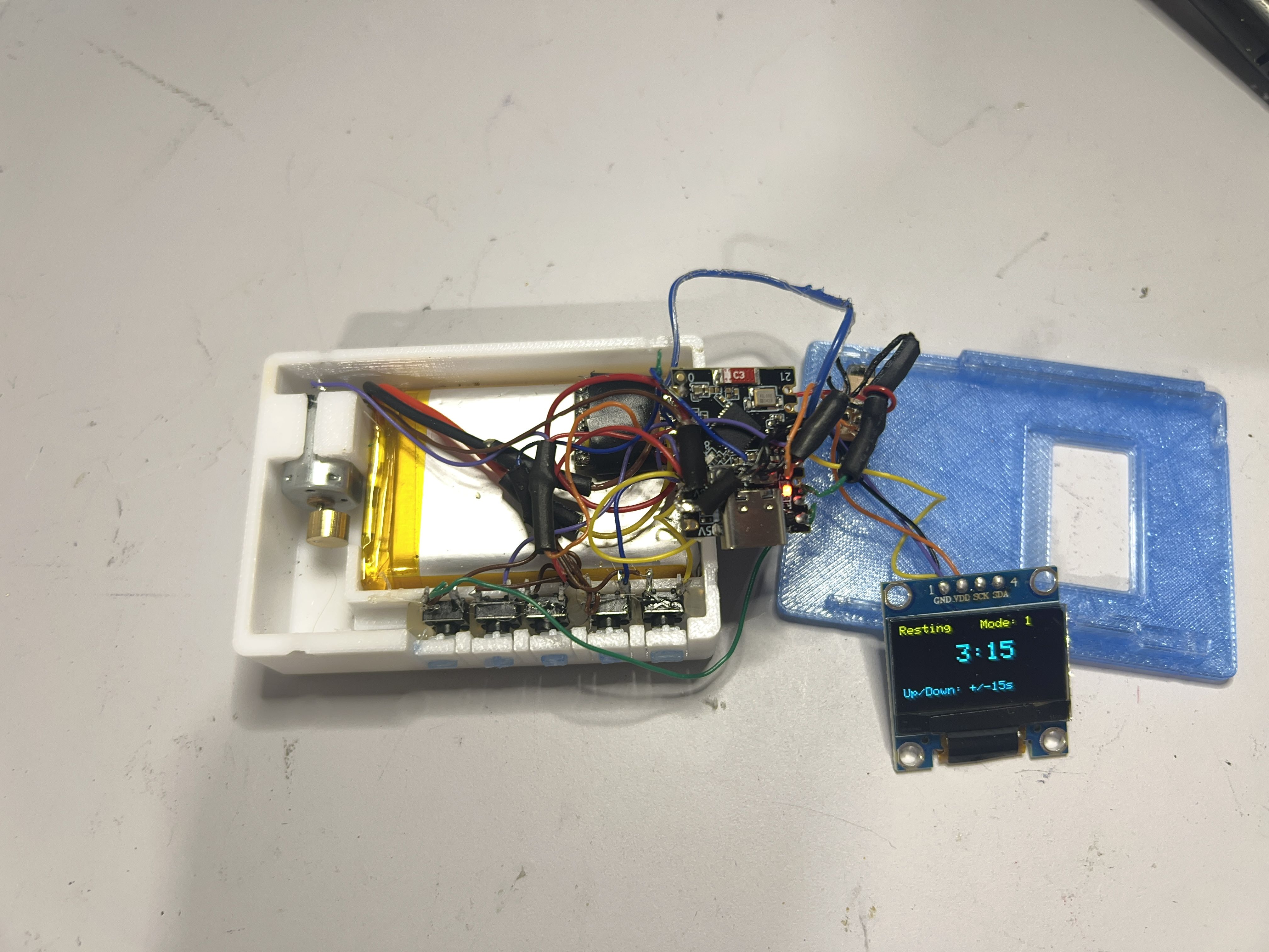 Set Buddy set to 3 minutes and 15 seconds