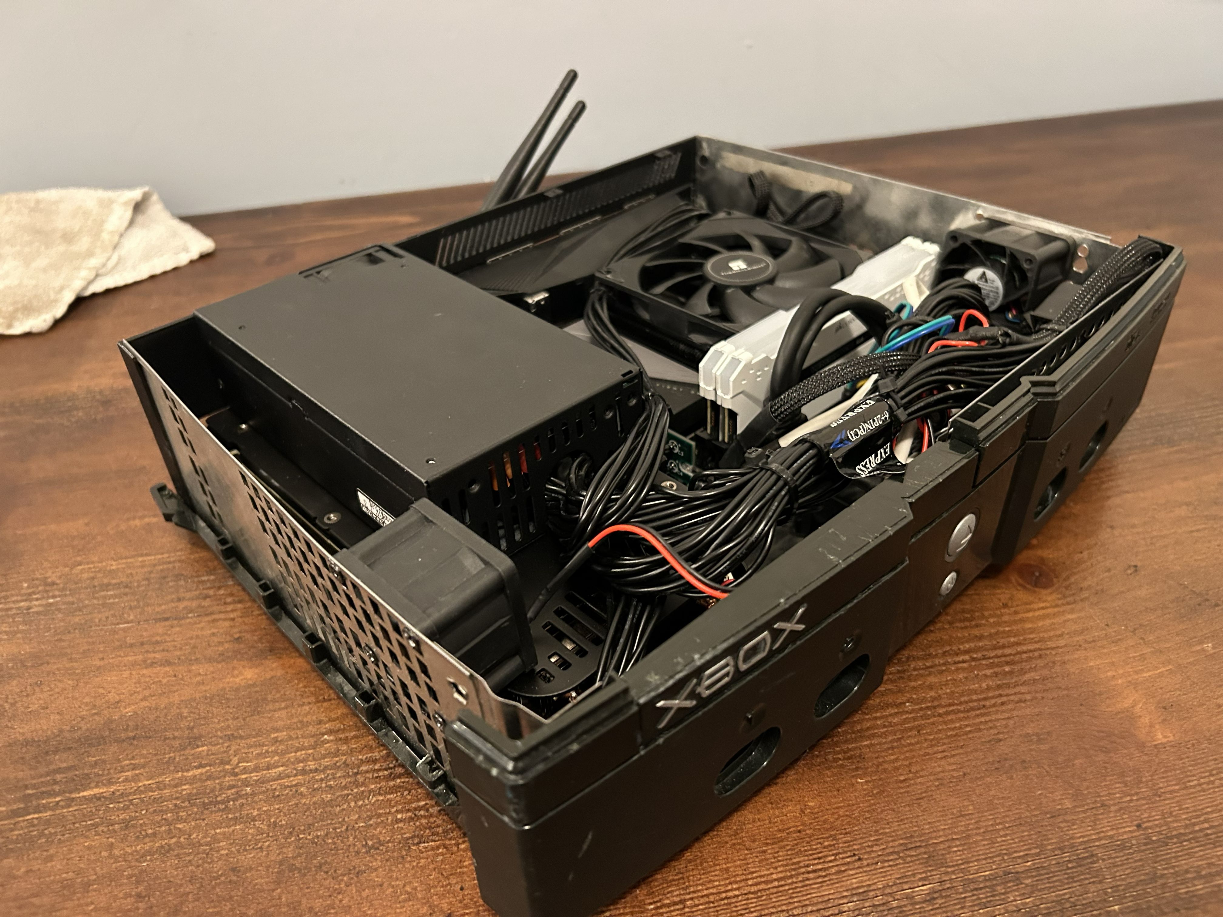 Angled View of Initial Xbox PC Internals