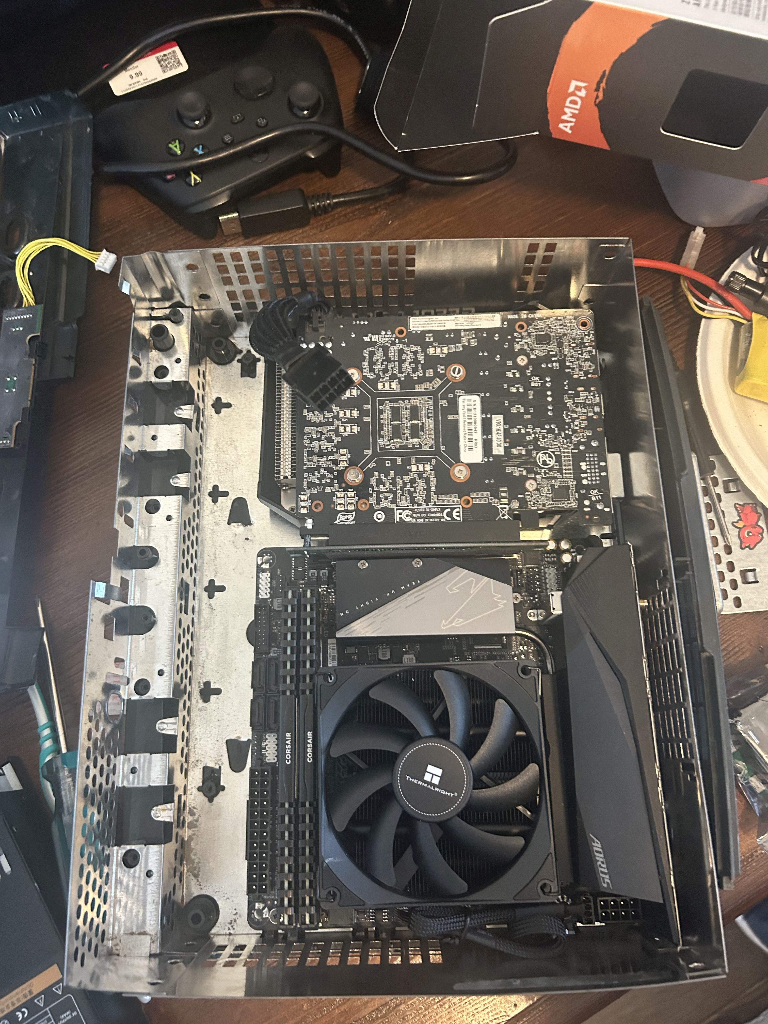 Picture of PNY 1660 Super in Xbox Cage