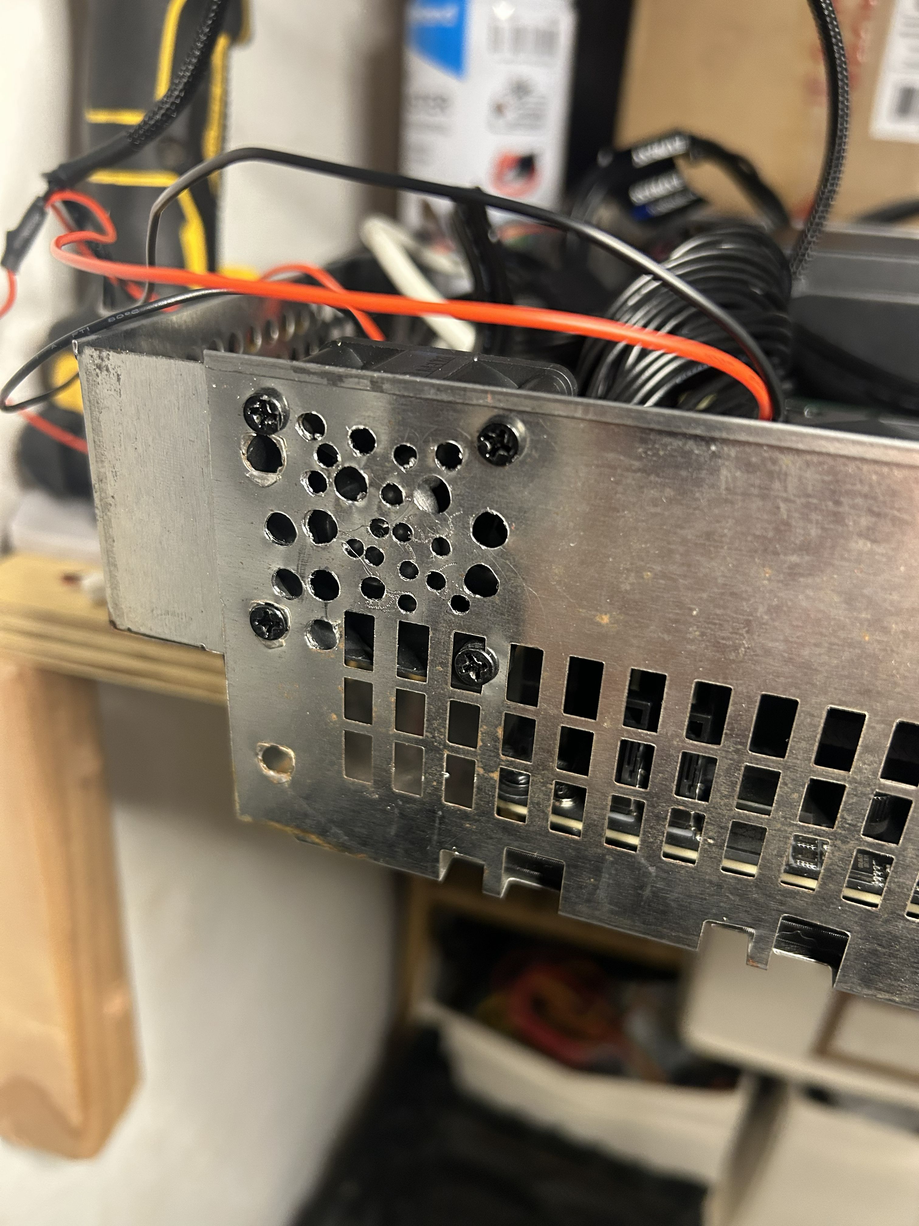 Right Server Fan Installed in Chassis