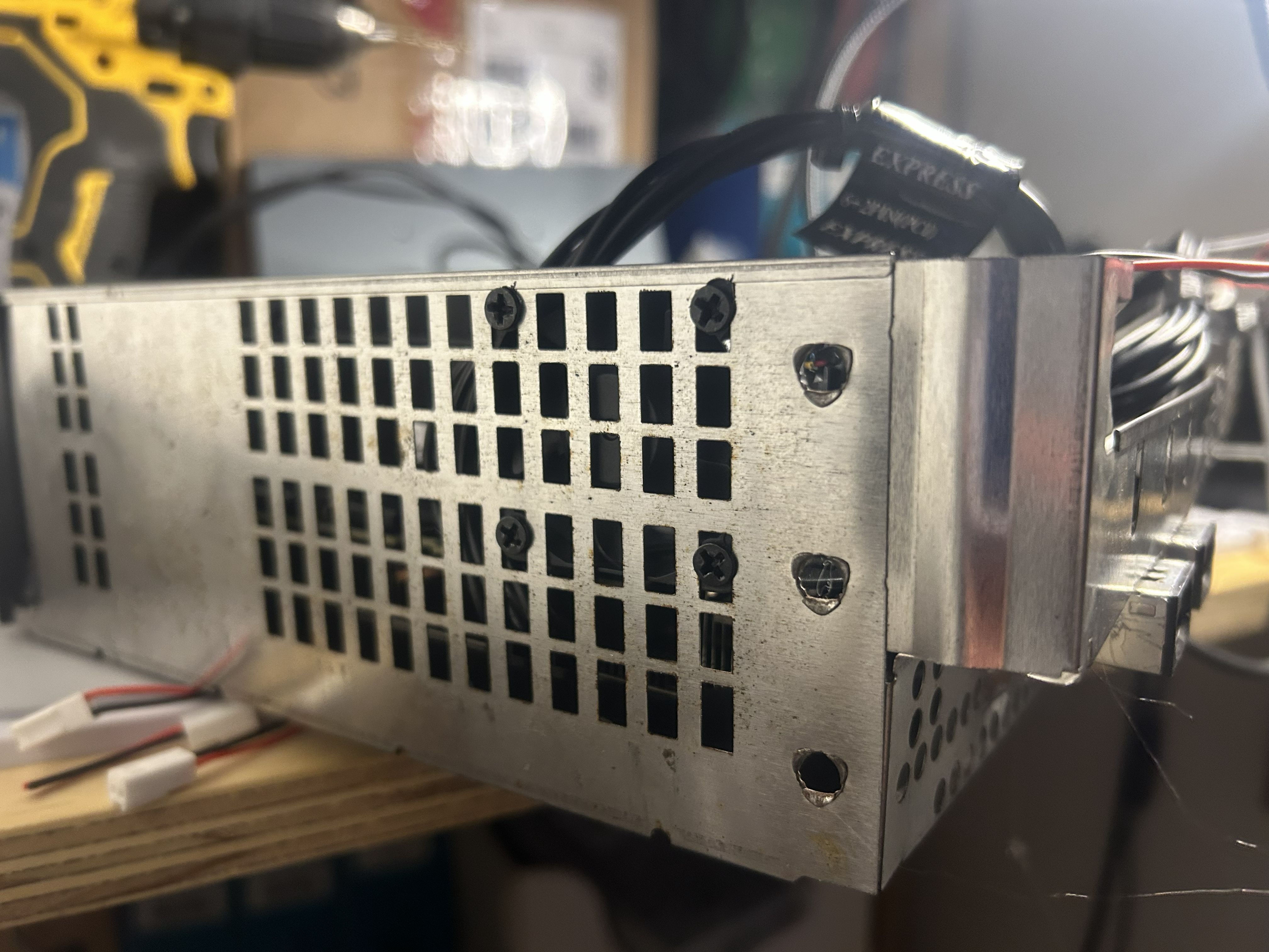 Left Server Fan Installed in Chassis