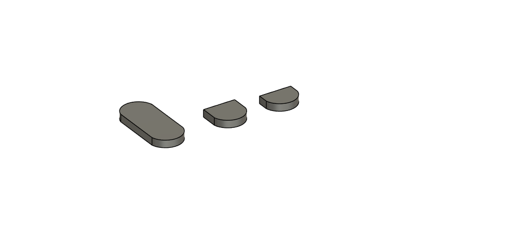 CAD Screenshot of Extension Feet