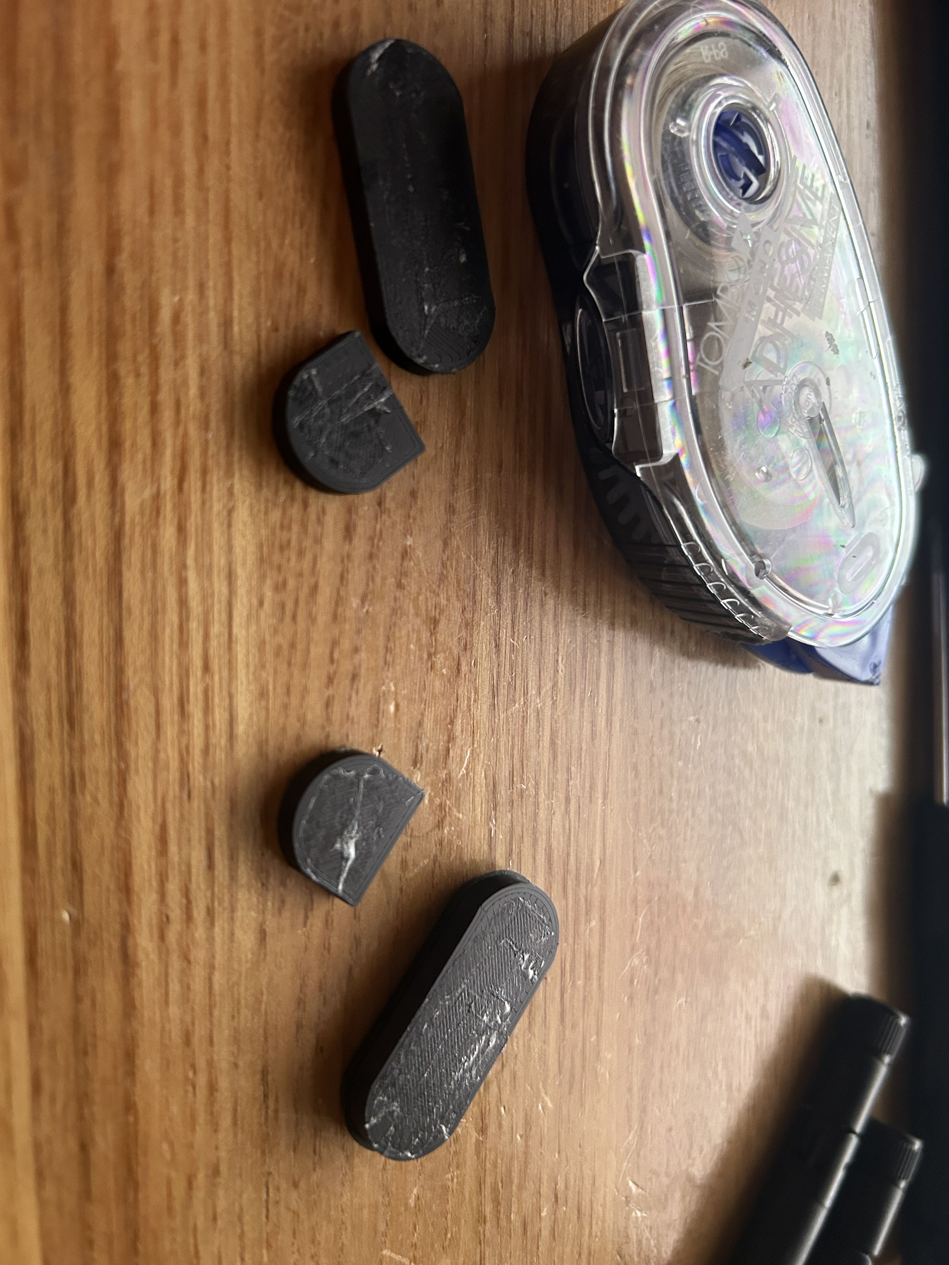 Feet Extenders with Adhesive Applied