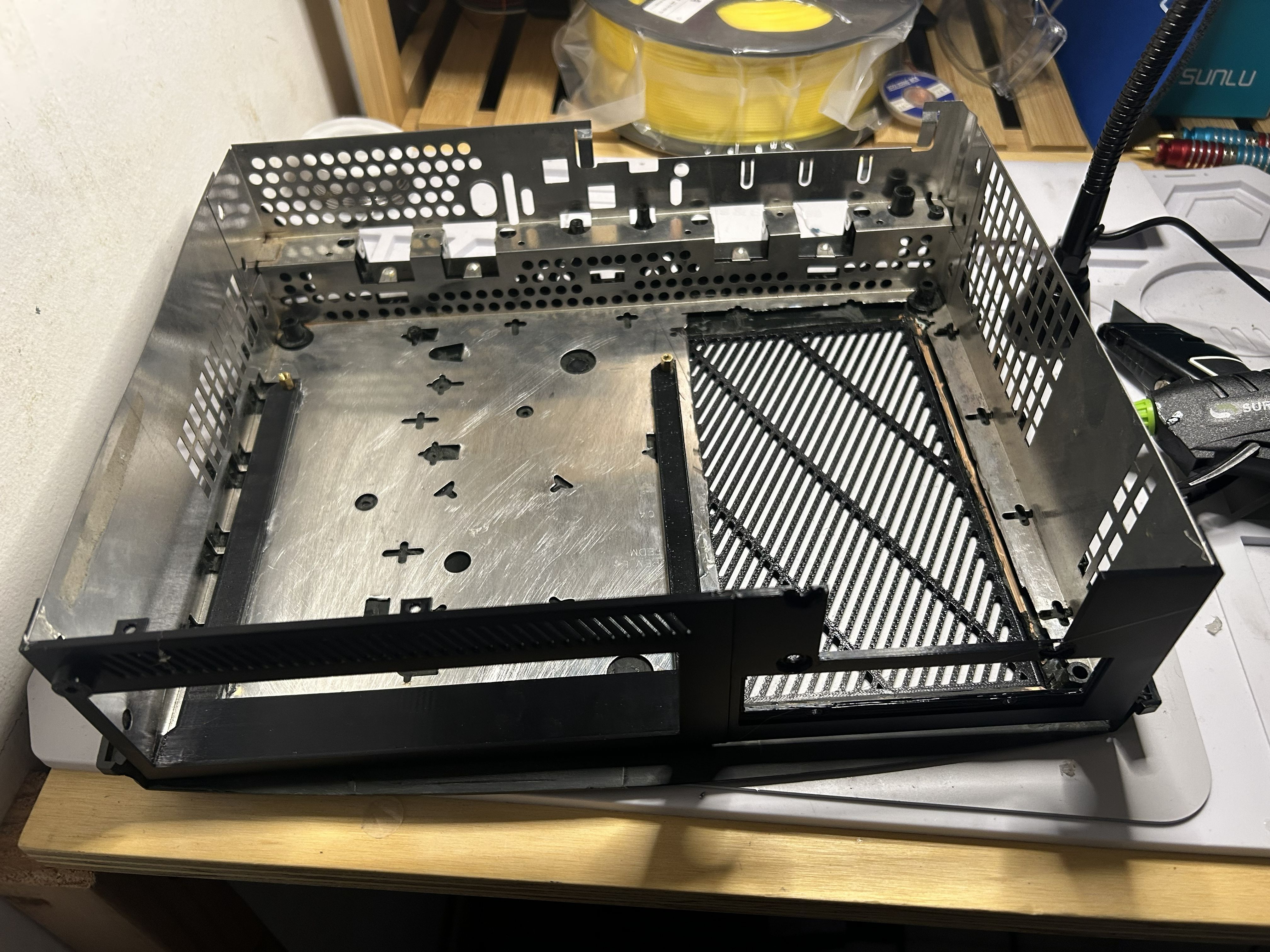 Rear View of Front Panel PCB
