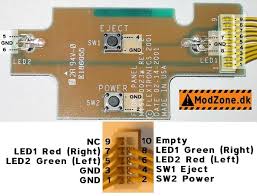 Pinout for OG Xbox Front Panel