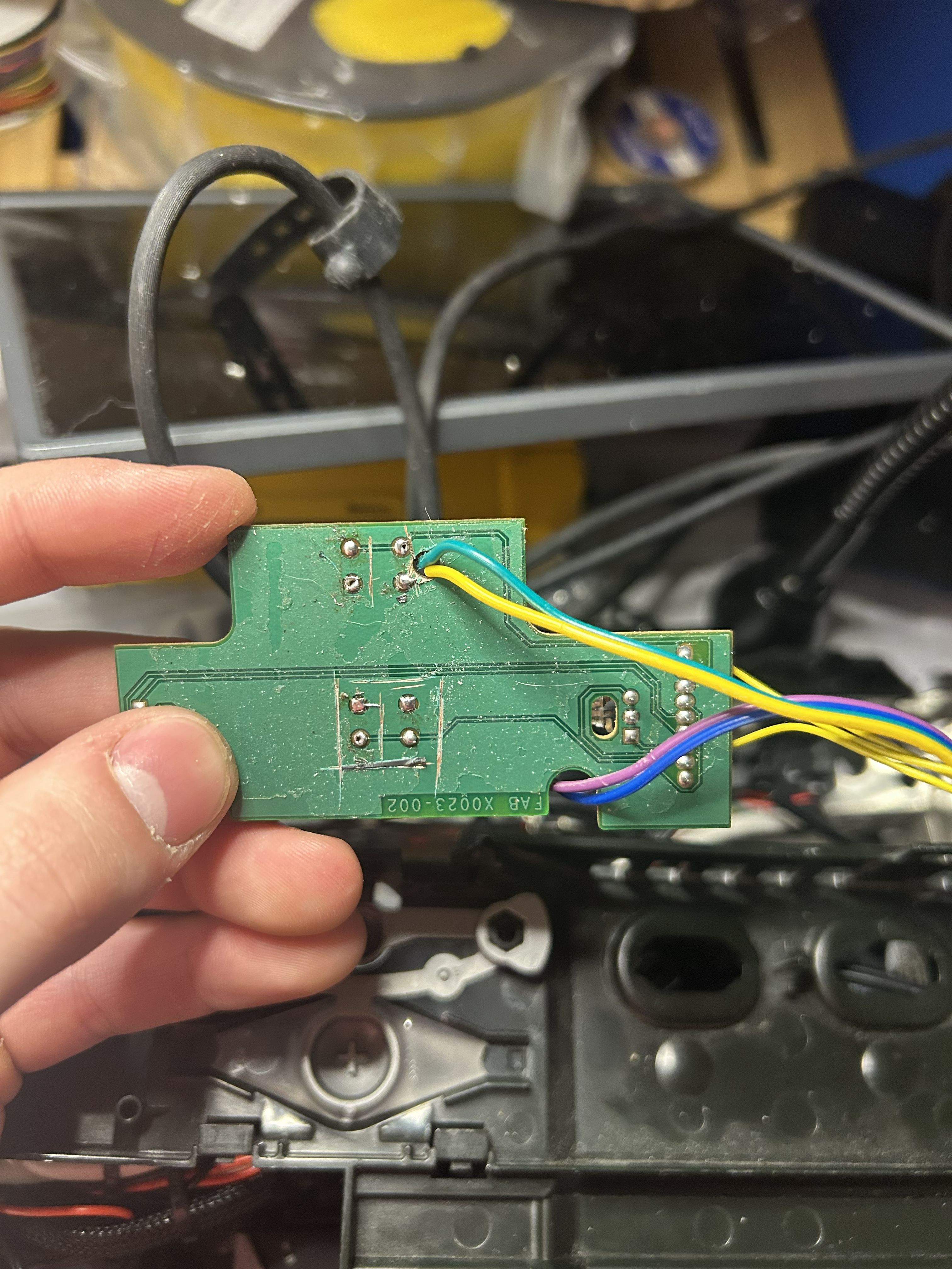 Rear View of Front Panel PCB