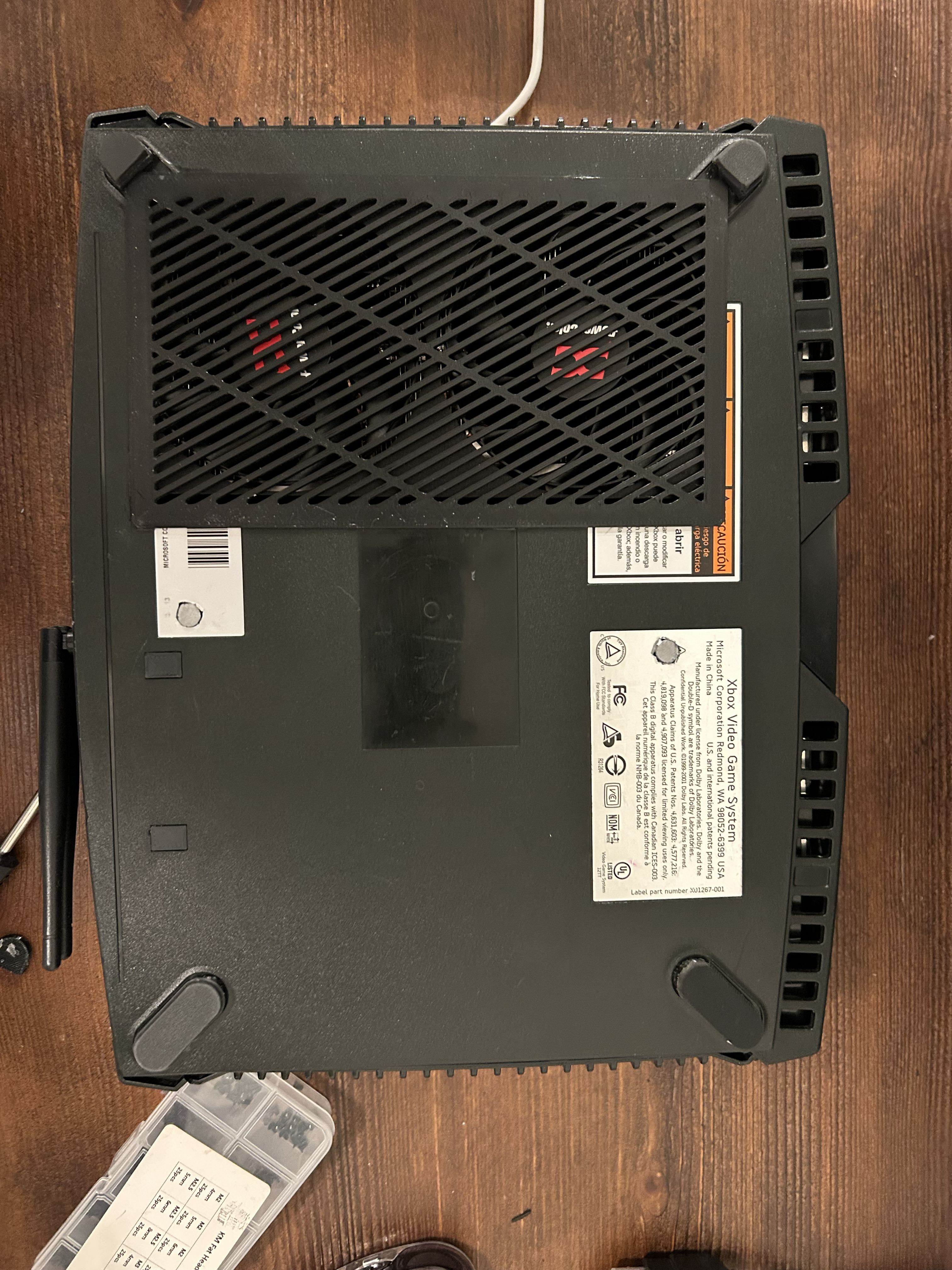 Final View of Underside of Xbox PC